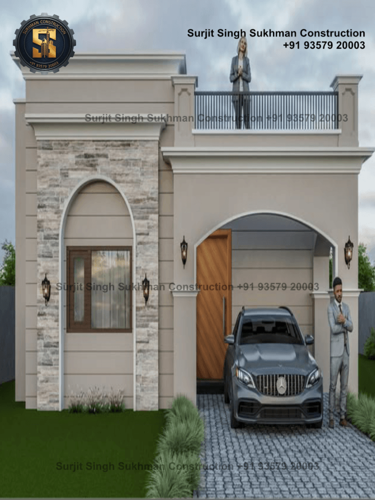 Modern House in Bhagapurana, Punjab